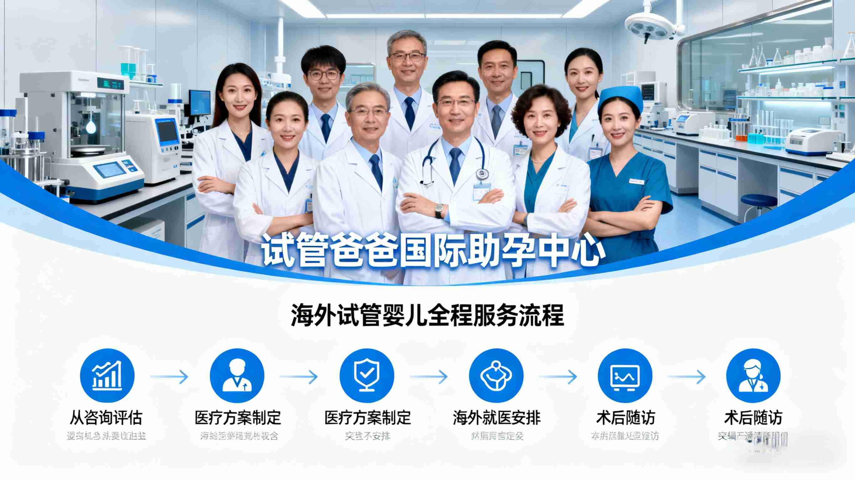 试管爸爸国际助孕中心-海外试管婴儿专家服务流程